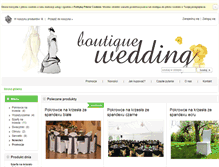 Tablet Screenshot of boutique-wedding.com